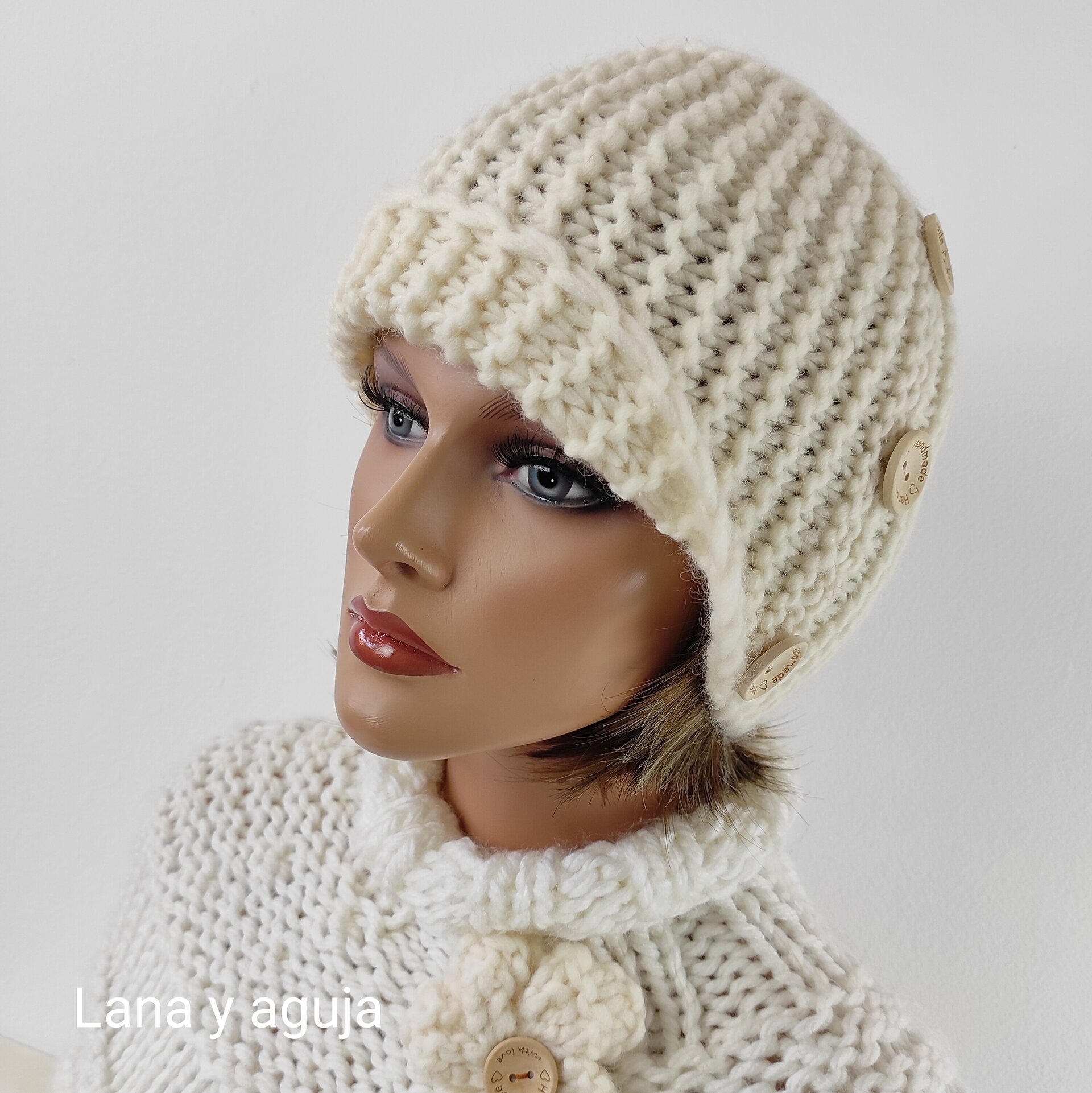 Gorro lana natural, VARIOS COLORES, fedora lana, estilo año 20. - 4