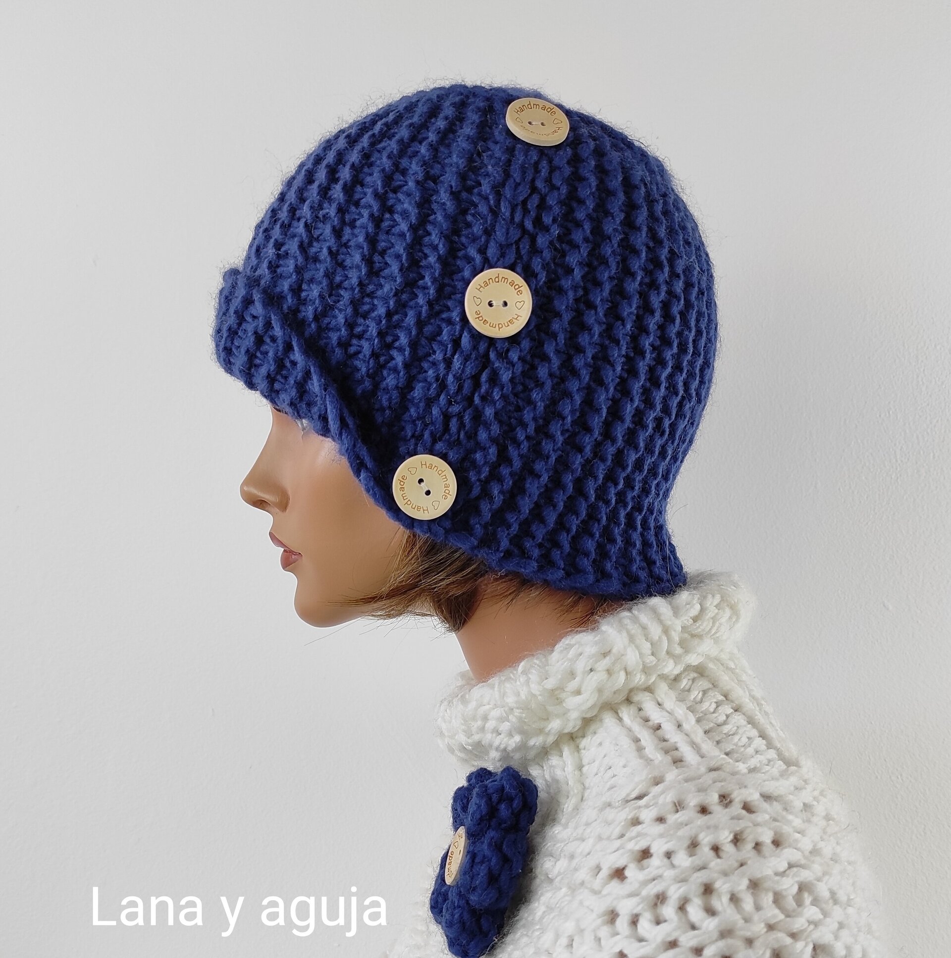 Gorro lana natural, VARIOS COLORES, fedora lana, estilo año 20. - 10