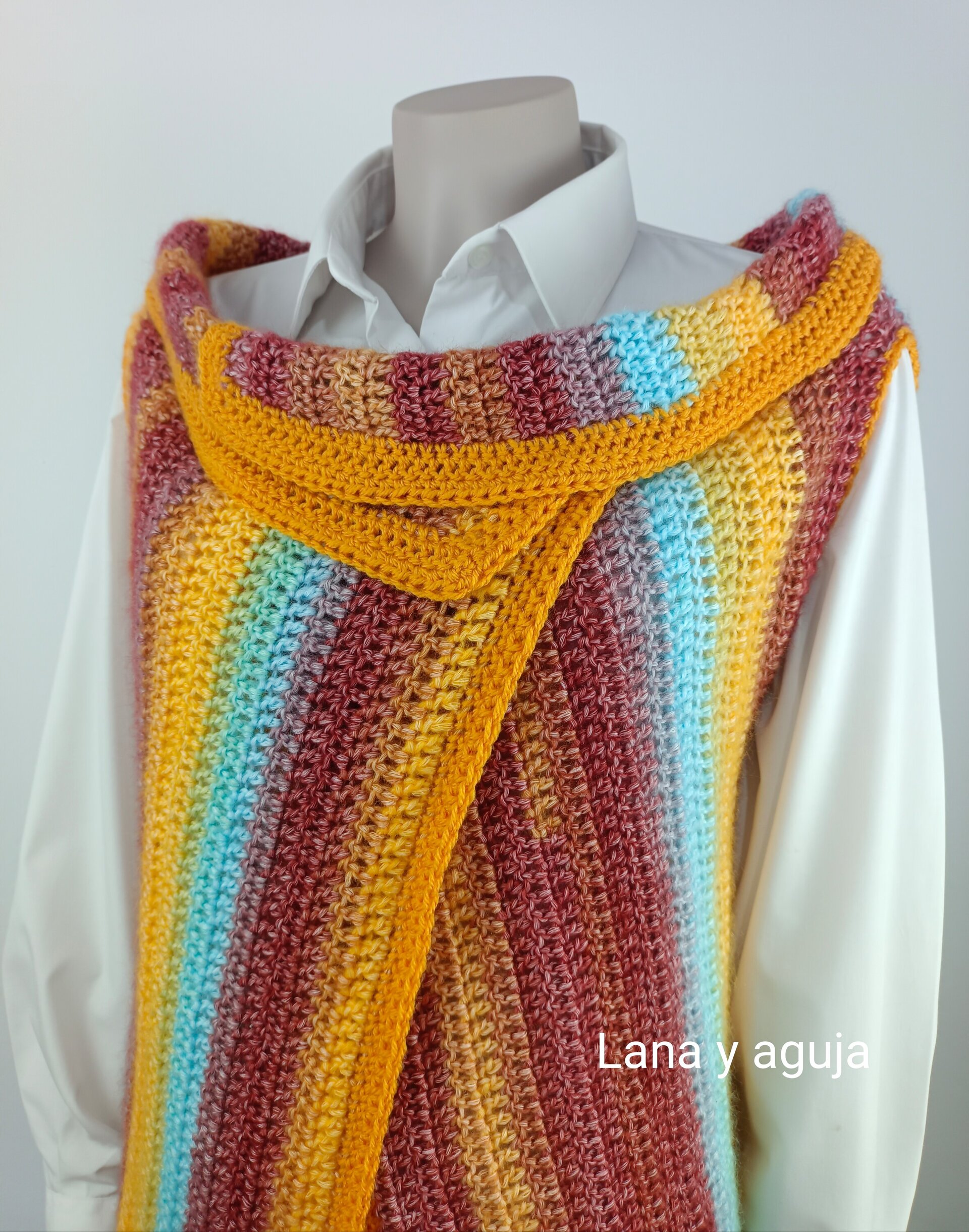 Chaleco de lana, Talla M, jersey de lana, chaleco abierto. - 5