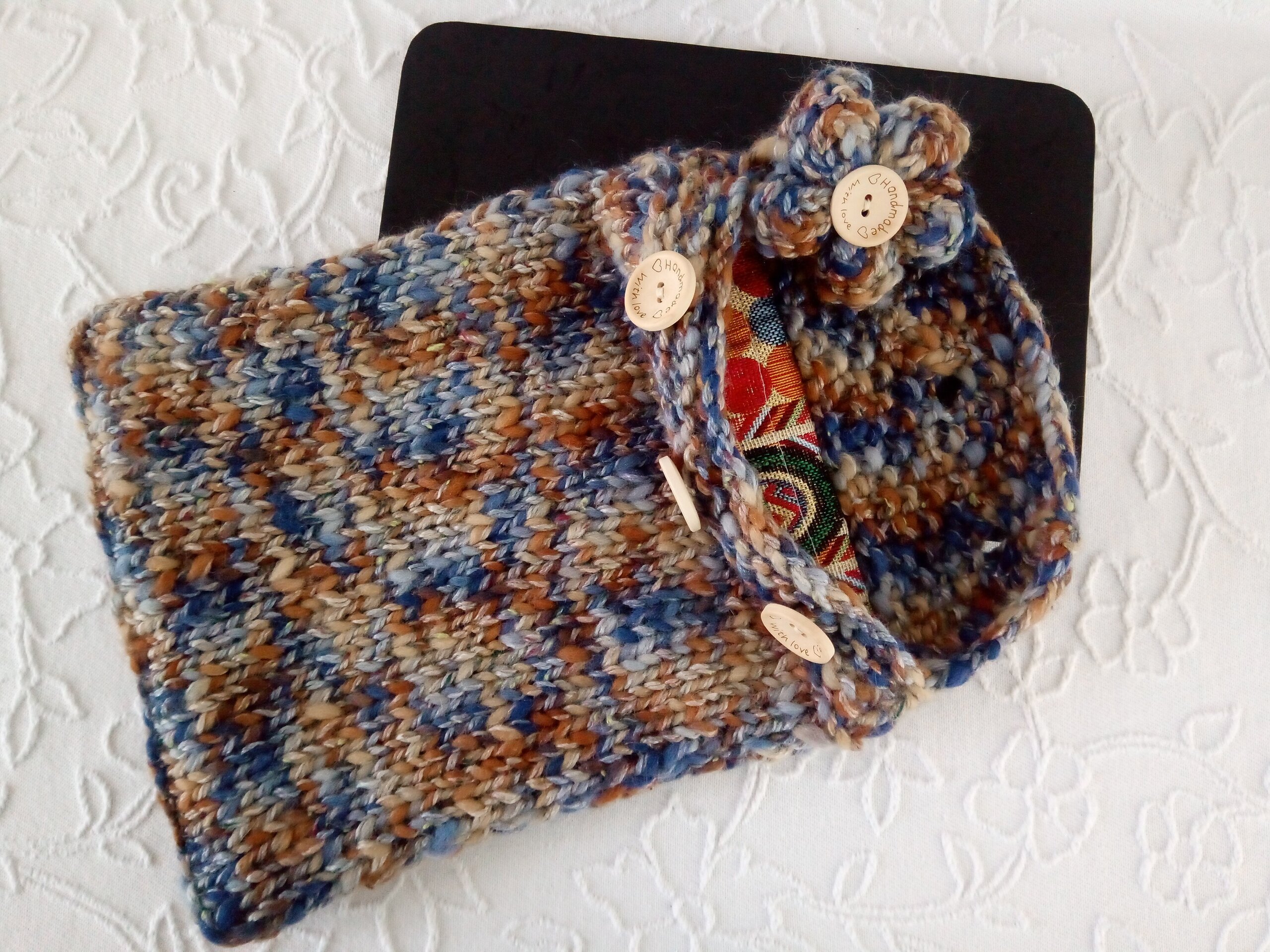 Funda para tablet, tejida a mano, Pantalla de 10 pulgadas. - 2
