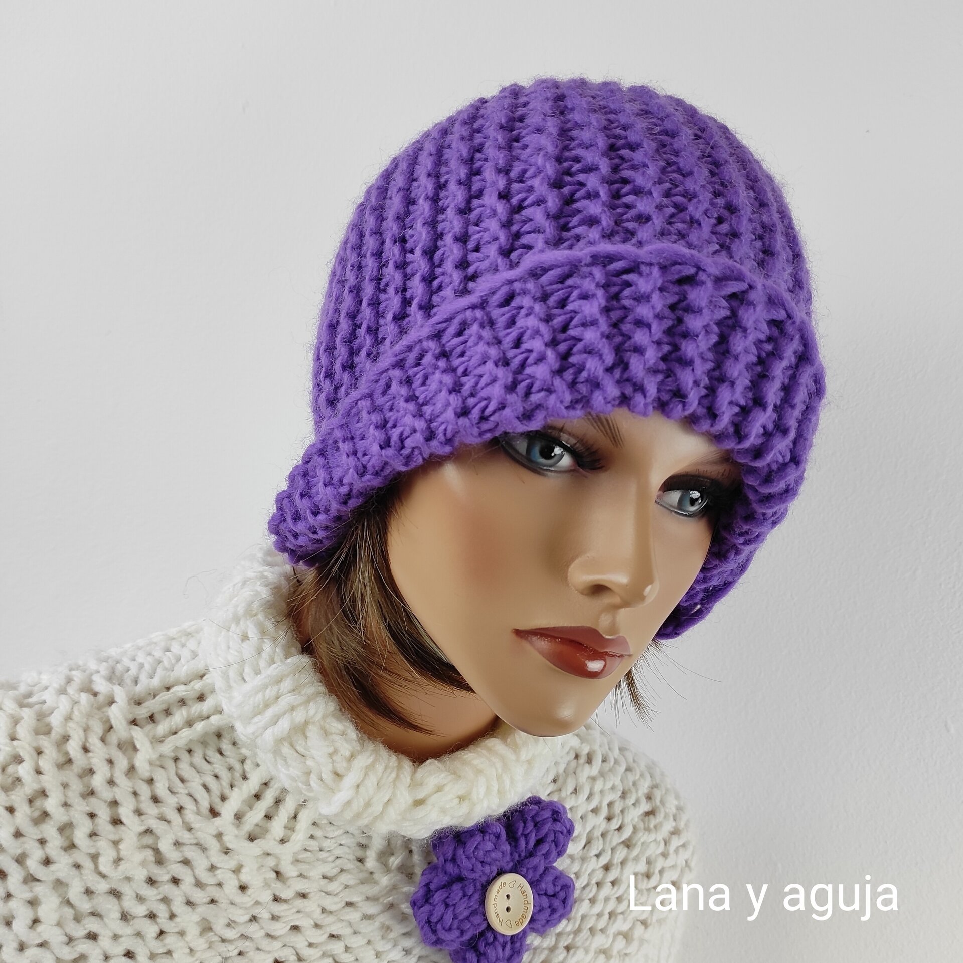 Gorro lana natural, VARIOS COLORES, fedora lana, estilo año 20. - 14